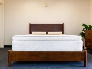 Natural latex hybrid pillow top mattress By D&I Mattress MFG