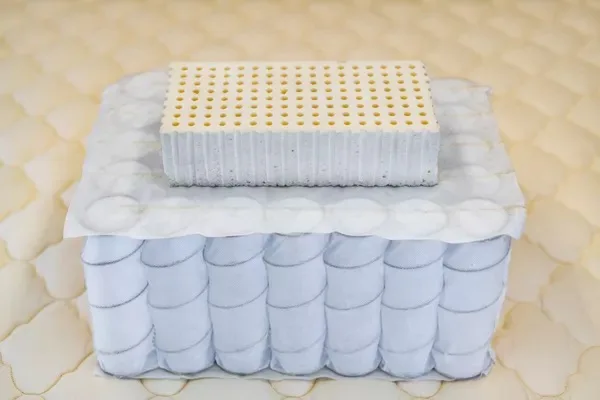 Natural latex hybrid pillow top mattress By D&I Mattress MFG