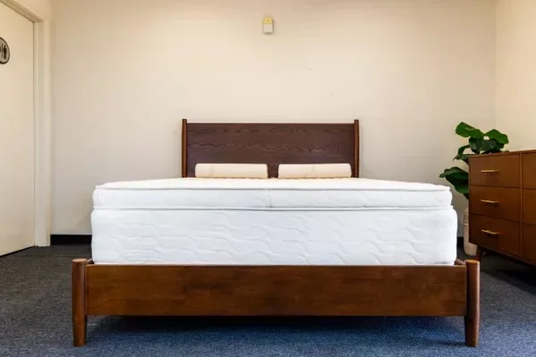 Natural latex hybrid pillow top mattress By D&I Mattress MFG